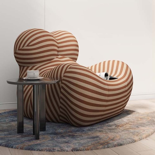 Nordic minimalist influencer mom's embrace lazy sofa chair designer single chair bedroom living room leisure recliner