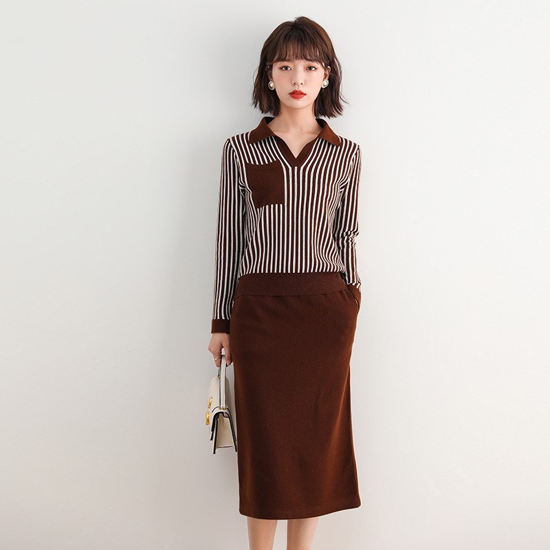 Autumn retro woolen shirt