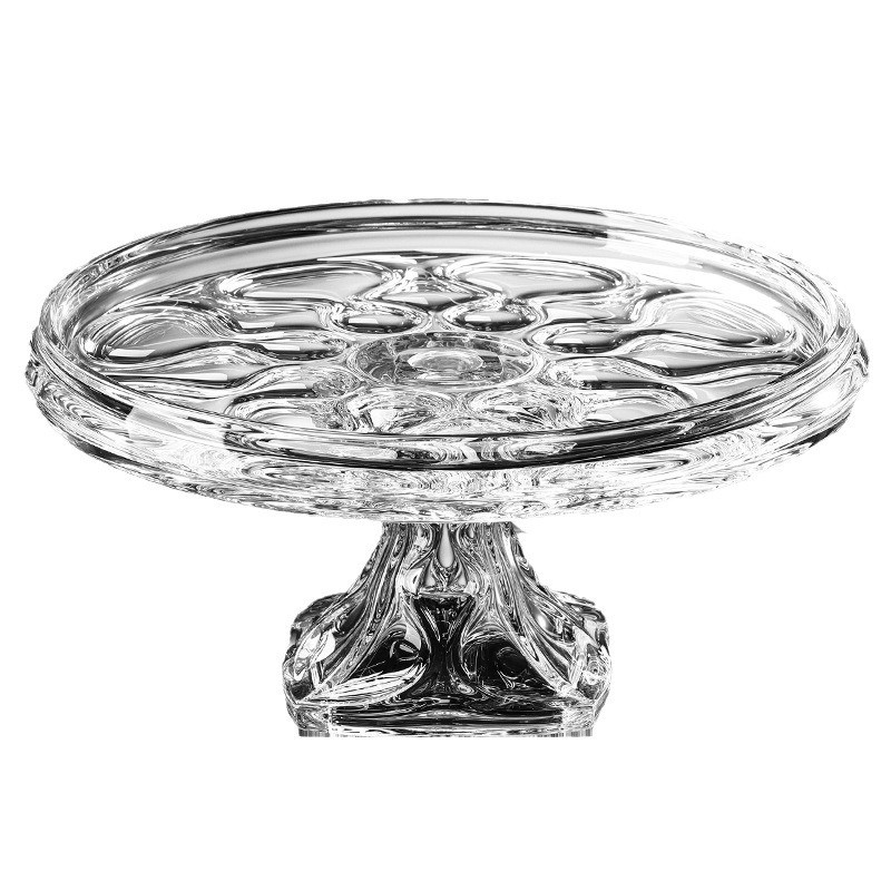 Plato de frutas de cristal sin plomo importado de República Checa, decoración para sala de estar, frutero, plato de aperitivos de estilo europeo, plato de frutas de estilo europeo image 6