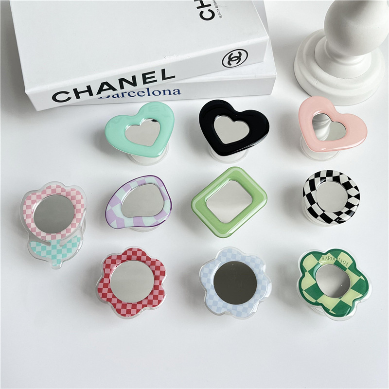 20g Weight Airbag Bracket Classification Acrylic Material Heart Shape, Flower Pattern Cute Style Heart Shape Flower Acrylic Cute Airbag Bracket 2