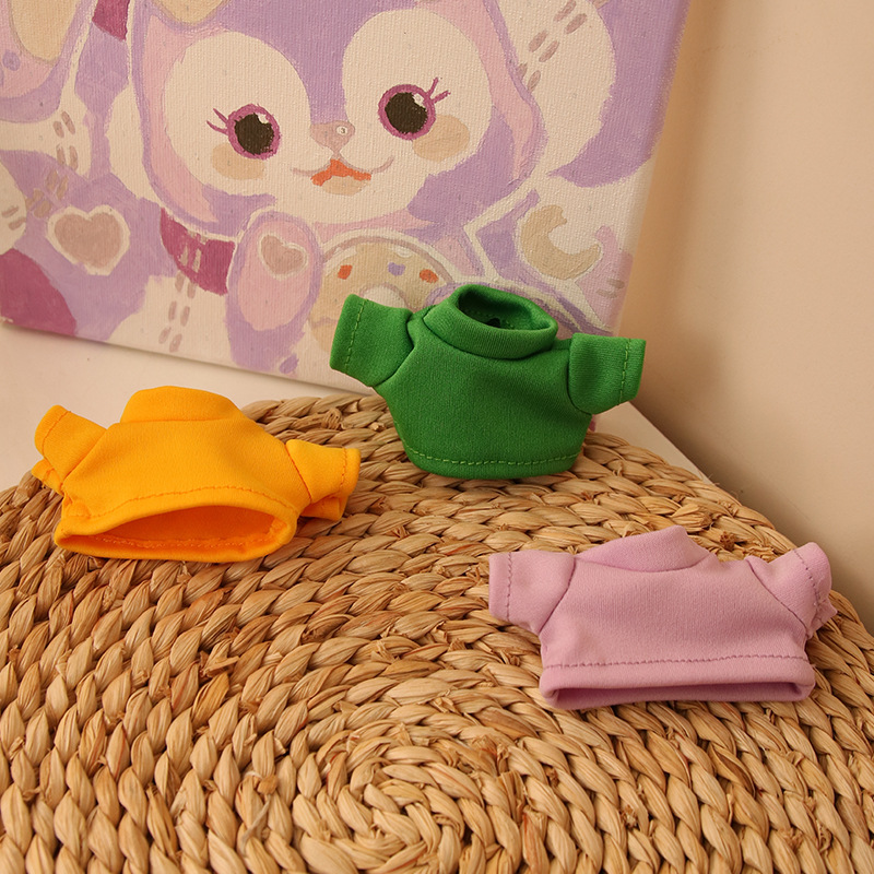 Juguetes de peluche Camisa Ropa Colgante Accesorios para muñecas Muñeca 10cm Dientes faltantes Muñeca de algodón Ropa Accesorios