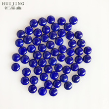 天然原矿青金石戒面半圆平底素面蛋面DIY饰品镶嵌配石厂家宝石