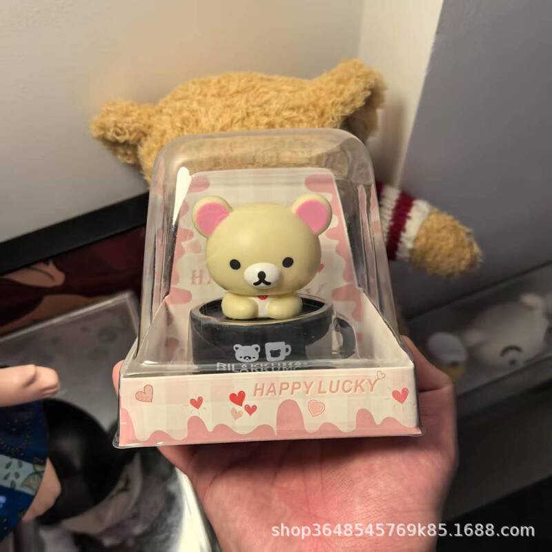 【爆款】日系卡通轻松熊点头摆件光动能摆件美乐蒂系列生日小礼物|undefined