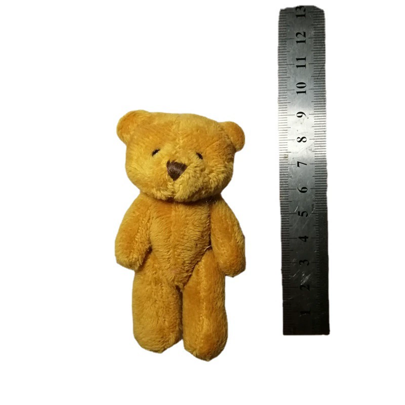 Plush Bag Charm, Handmade 8 cm Bear/Rabbit Accessory, Soft Plush Keychain, Random Color