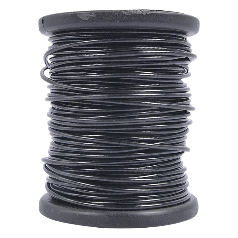 304 нержавеющая сталь с черным пластиковым покрытием стальной трос с покрытием из нержавеющей стали трос с черным пластиковым покрытием стальной трос