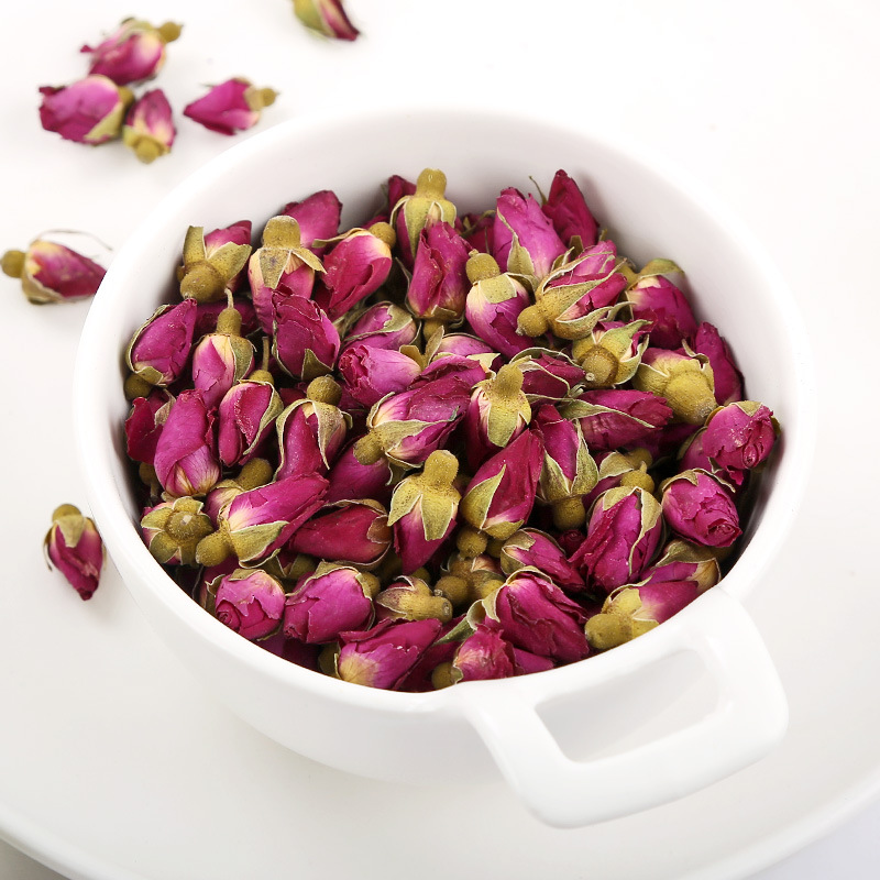 中亳堂 廠家批發蘭州苦水小玫瑰花茶散裝500g 新貨低溫紫玫瑰乾花