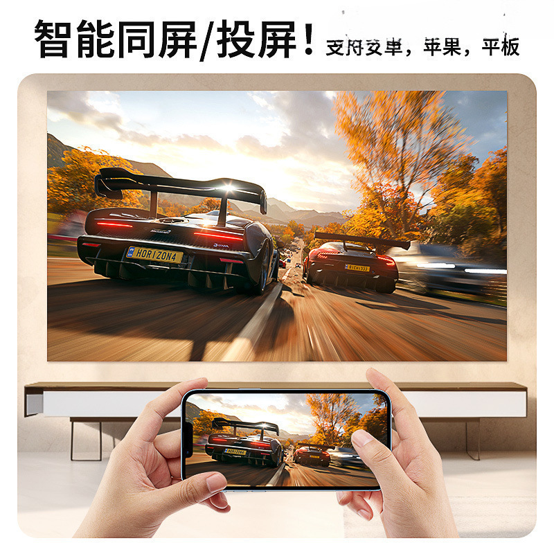 Free Shipping New Model Projector for Home Bedroom Home Theater Mobile Phone Screen Dormitory Projector.......