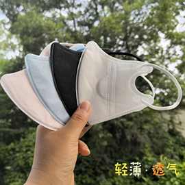 4-12岁儿童口罩素色3D立体防护多层独立包装批发支持跨kids