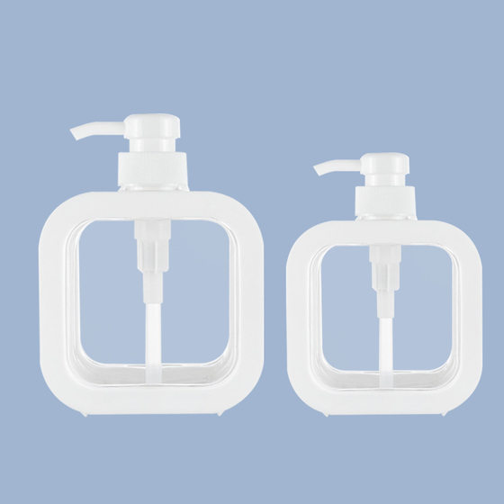 Visible and transparent press hand sanitizer perfume emulsion sub-bottled detergent empty bottle shower gel travel sub-bottled