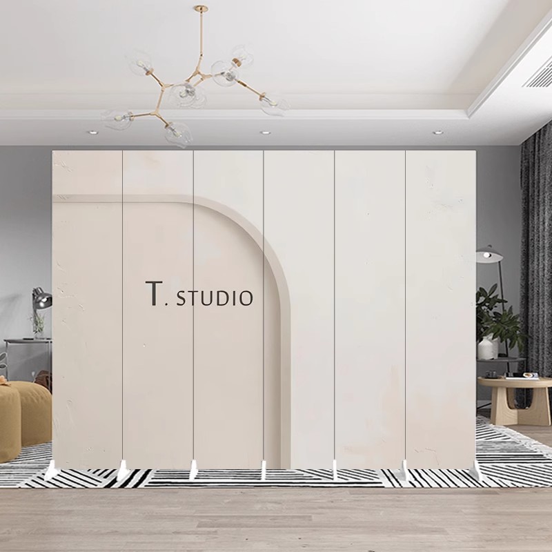 Simple Partition Screen to Block Modern Folding Mobile Office Beauty Salon Bedroom Home Screen Partition Living Room