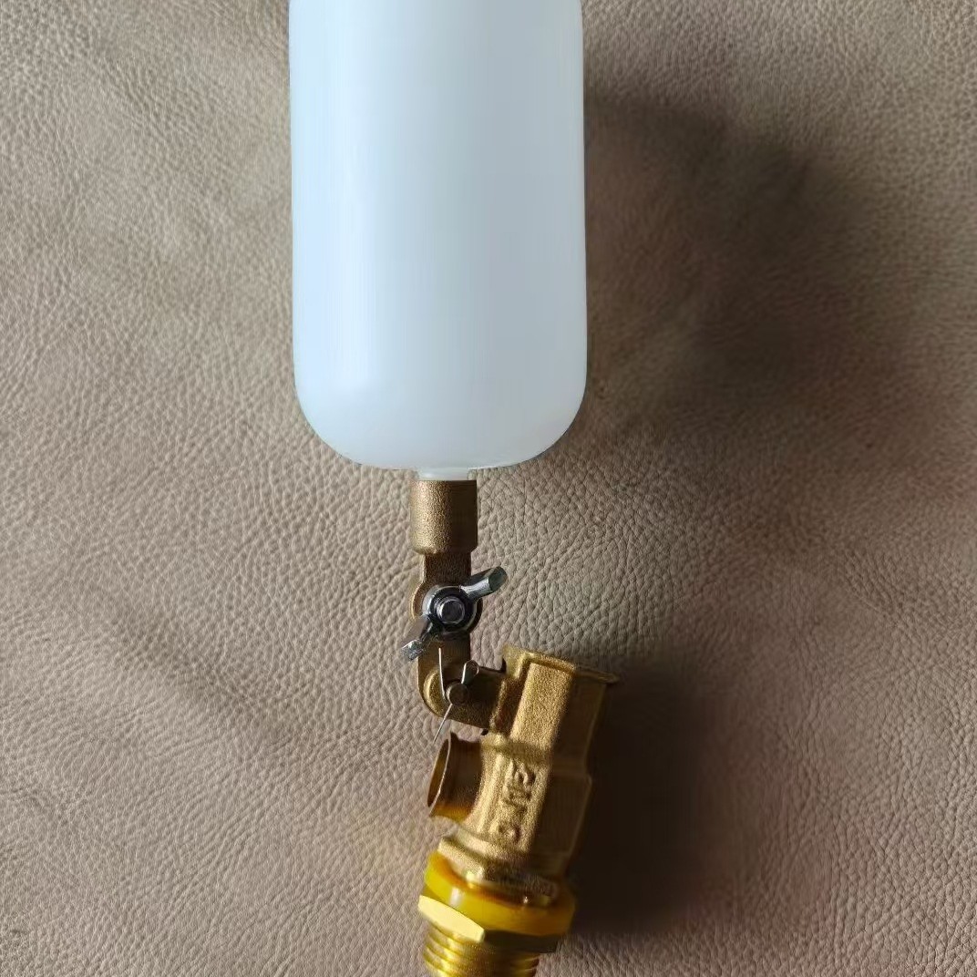 Controlador de nivel de agua de válvula de bola flotante aire acondicionado agua de cultivo cortina húmeda tanque de agua torre de agua flotante válvula de entrada automática parada de agua completa