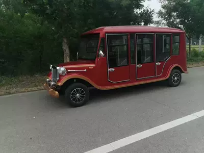 Shuttle Bus, 11-Seater Electric Retro – Elektrikli qolf avtomobilləri - 11-fully-enclosed