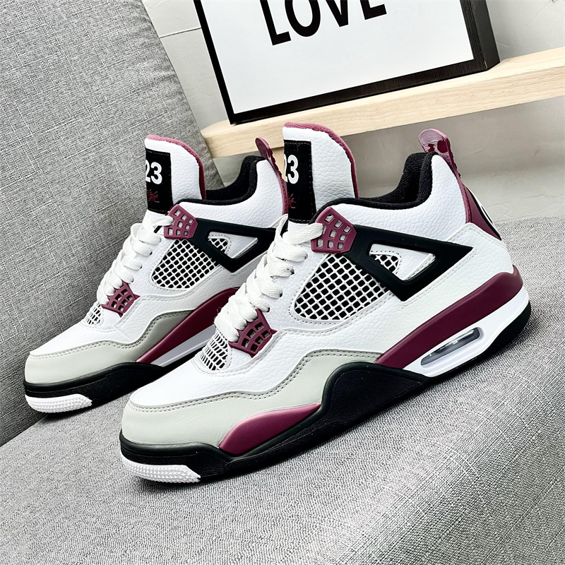 Zapatillas de baloncesto Retro Putian, alas de cicatriz AJ4, zapatos de baloncesto Retro, zapatos de skate casuales, tabuleones deportivas