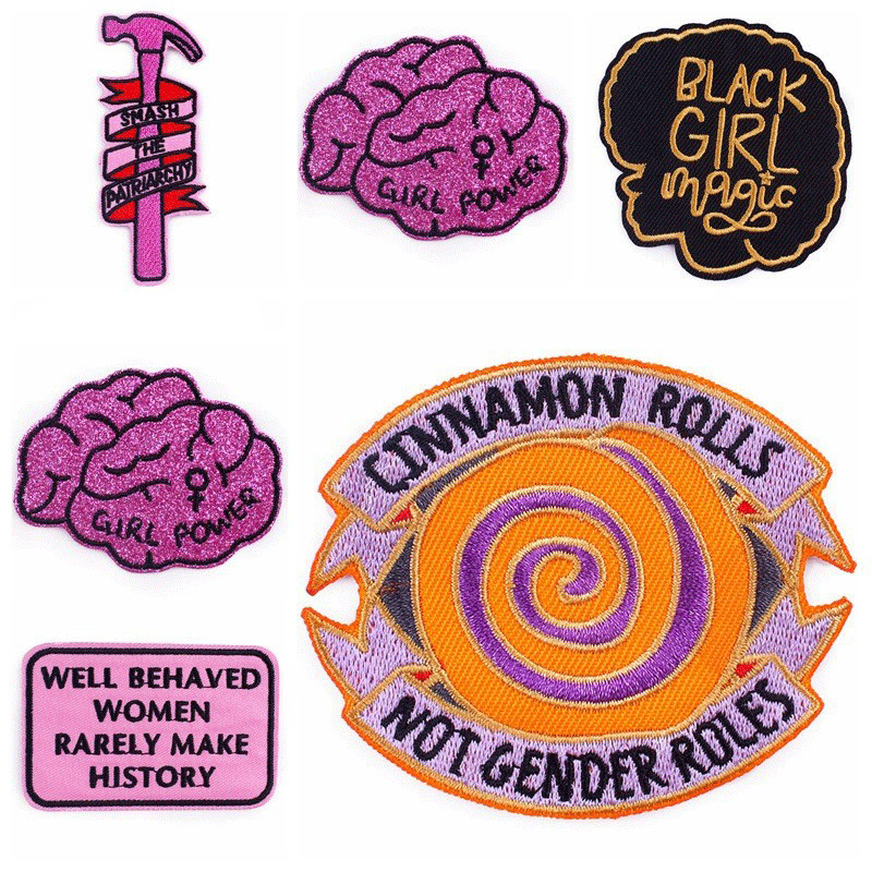 1 Piece Simple Style Letter Black Clothing Columbia Sticker Patches display picture 1