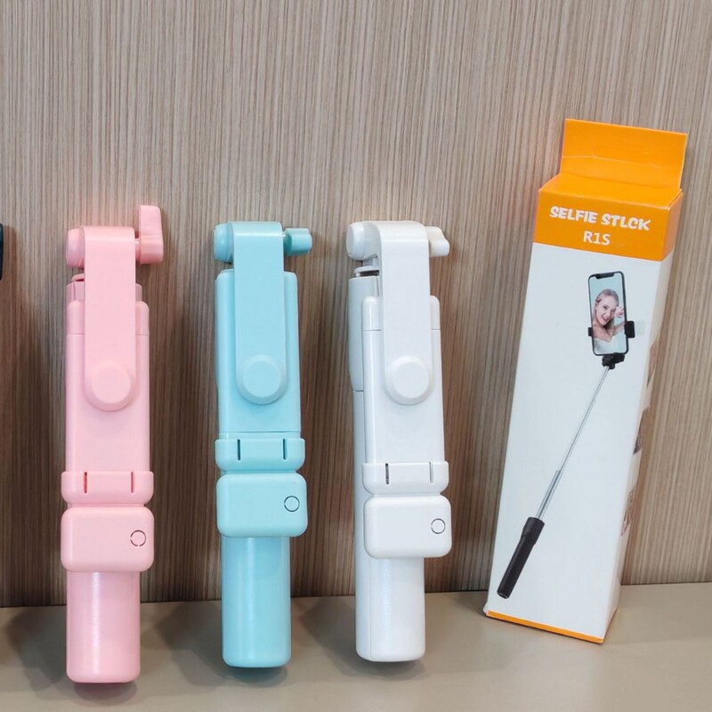 Cross-Border Factory Direct Sales R1S Bluetooth Selfie Stick Tripod Fill Light Selfie Tool Portable