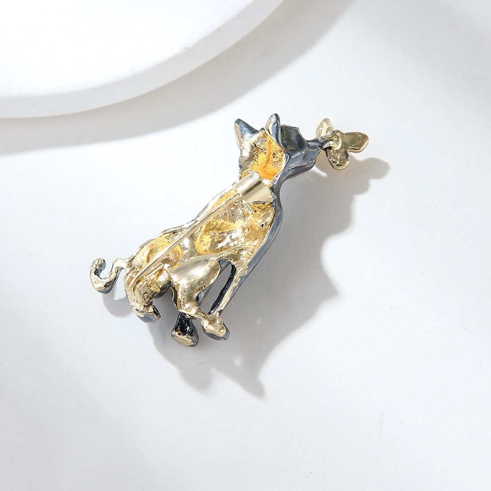 Cute Style Cute Pin Cat Butterfly Zinc Alloy Enamel Unisex Brooches