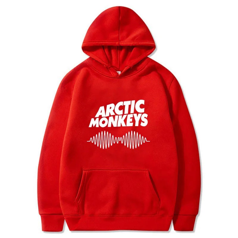 Otoño hombres y mujeres moda suéter rock ártico mono estampado suéter hip-hop abrigo de mujer rapero pelo