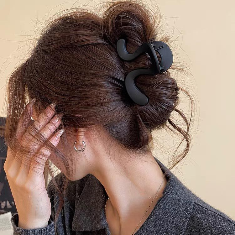 ドーパミンコントラストカラーグリッパー女性のかわいい多用途ヘアピン韓国スタイルのハイエンドヘアピン 2025 新しいアクリルヘアアクセサリー|undefined