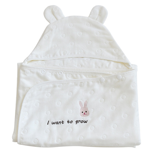 Newborn baby bath towel pure cotton six-layer gauze baby hooded cloak children's bath towel spring, summer, autumn and winter swaddling quilt