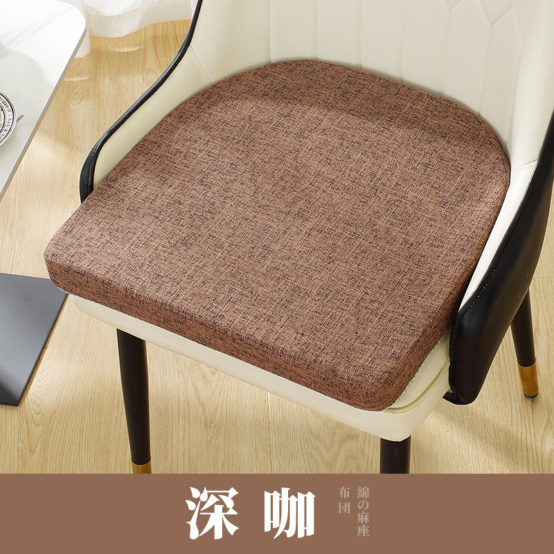 면 및 린넨 스폰지 패드-깊은 커피