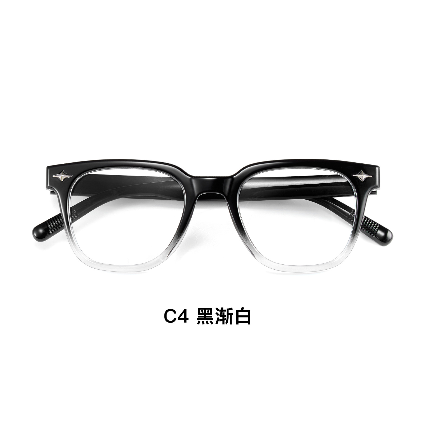 GM es el mismo yuanqi pequeño marco negro red TR anti-luz azul plano marco de gafas en una base de nariz no comprime la nariz Danyang gafas