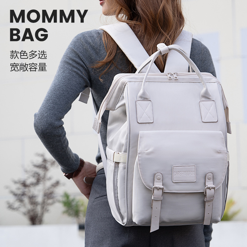 Nuevos productos pueden colgar cochecito bolsas personalizadas para salir bolsas de botellas de leche de gran capacidad de aislamiento de la bolsa de mamá impresa a medida logotipo