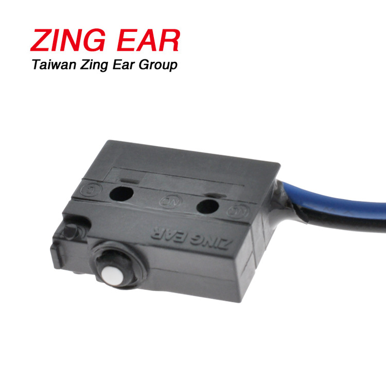 ZINGEAR电动汽车叉车紧急断电微动开关 急停按钮防水微动开关带线