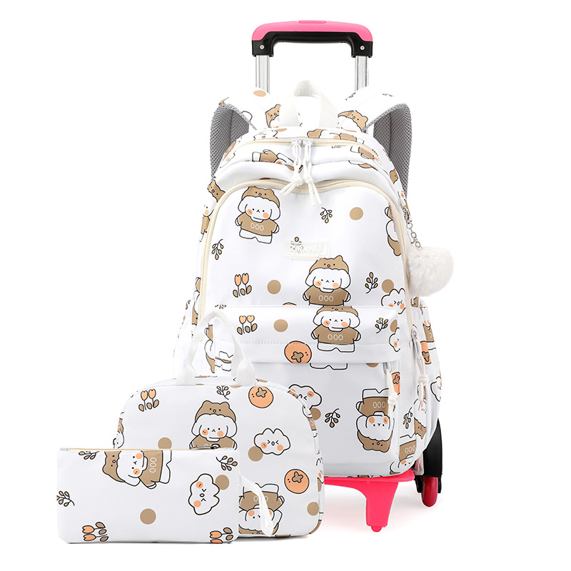 Mochila de pescado natural 3 - 6 grados mochila de escolares de la escuela primaria gran capacidad de doble uso mochila de la escuela secundaria