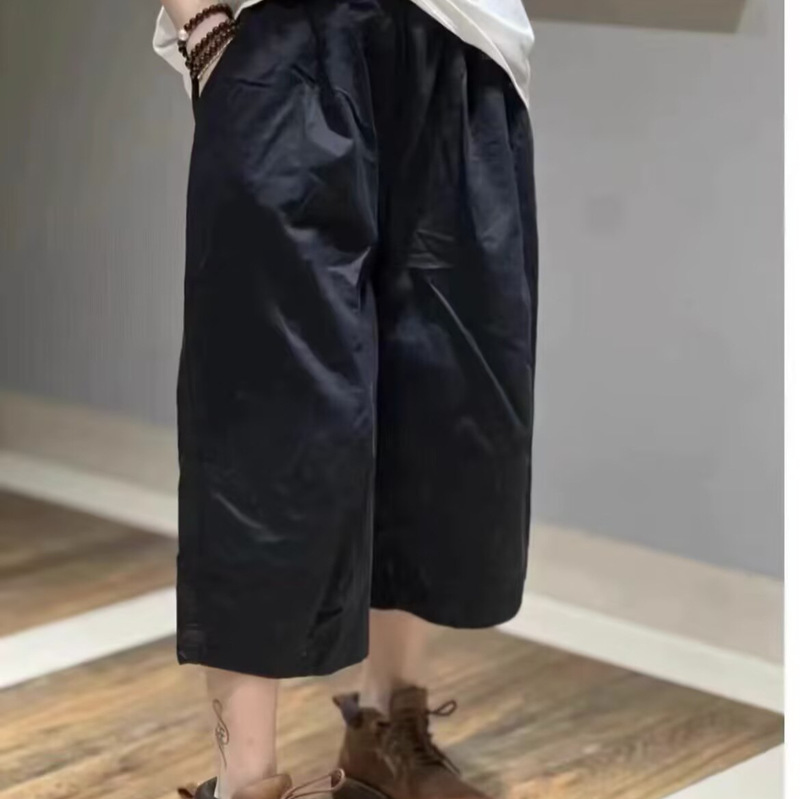 Women's Cropped Casual Pants Spring Style Simple Fashion Artistic Retro Loose Slimming Harem Pants Women's Cropped Casual Pants Spring Style Simple Fashion Artistic Retro Loose Slimming Harem Pants