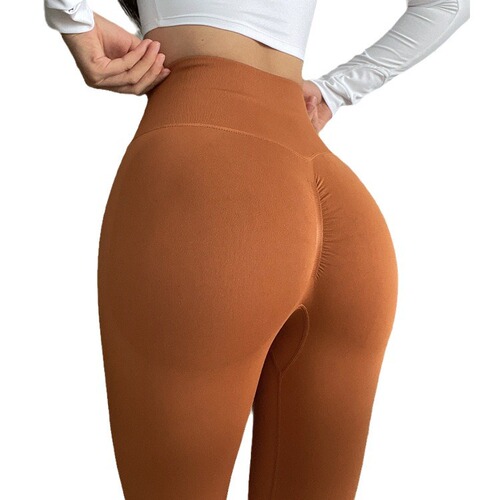 Mango Peach Butt Fitness Tights, Raising Butt Running Sexy Training Quick Dry Elastic Exercise Tight Yoga High Butt Pants 259