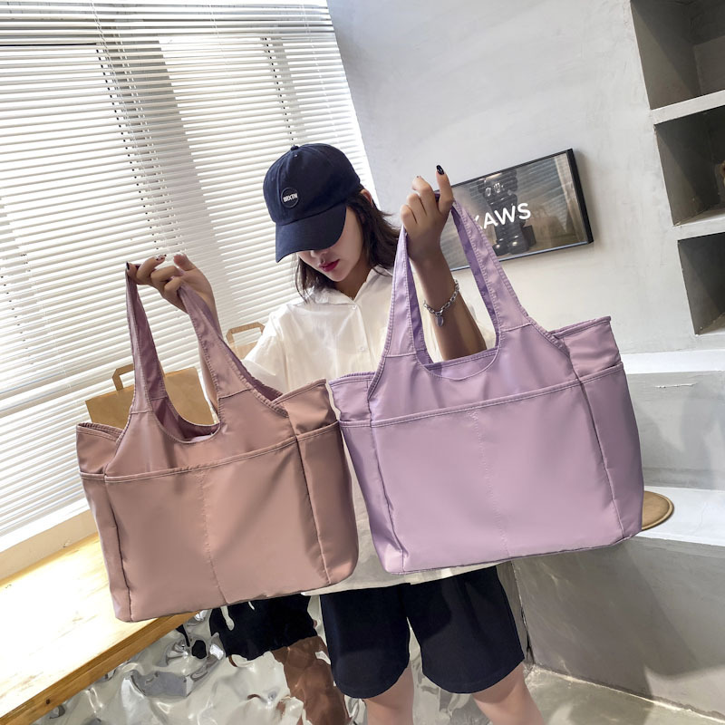 Cross-border Travel Bag Zipper Duffel Bag Casual Large Capacity Portable Crossbody Travel Bag Sports Yoga Oxford Cloth Bag