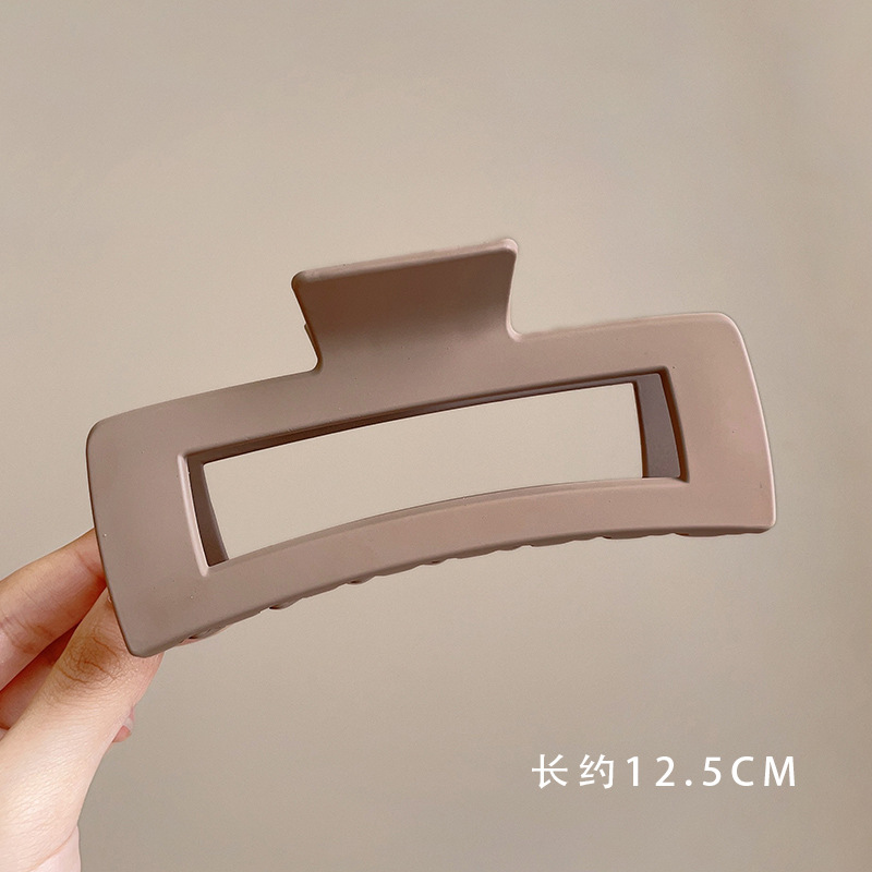 13cm Volumen de pelo clip de tiburón grande clip de pelo cuadrado de nuevo cabeza clip de pelo tocado updo clip de pelo chica