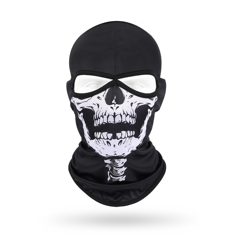 Motocicleta bicicleta equipo sudor absorbente transpirable cráneo cubierta deportes al aire libre collar ciclismo pesca máscara de protección solar