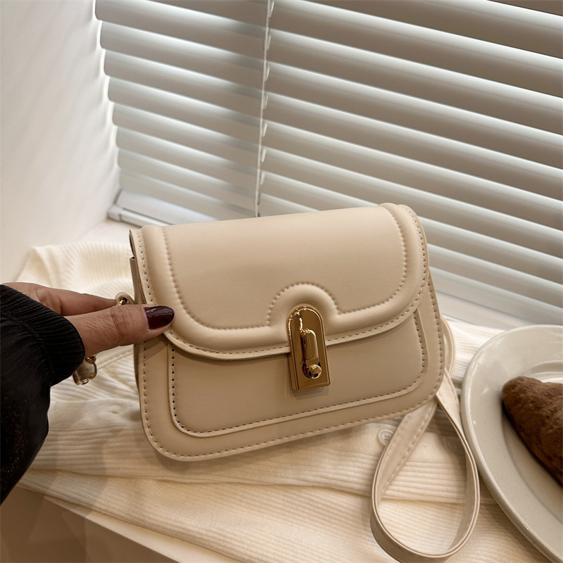 Bolsa de ombro vintage feminina mala simples para trabalho_voghion.com