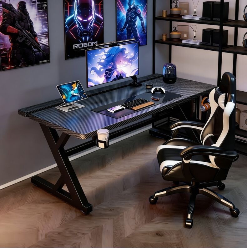 Study desk, office desk, home gaming computer desk, simple study room student home study office e-sports desk