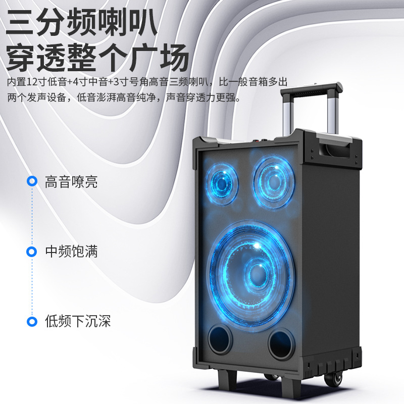 Altavoz Bluetooth Xiaxin potente para karaoke y eventos