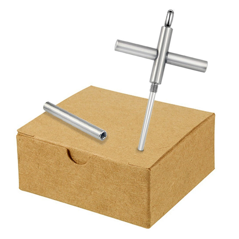 Нести крест Оружие для самообороны Самооборона Девушка Самооборона Юридическая Телескопическая игла для самообороны из нержавеющей стали Анти-Волк