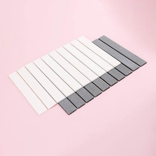 Diatom mud folding floor mat rectangular strip no-clean water-absorbent floor mat quick-drying non-slip kitchen bathroom floor mat