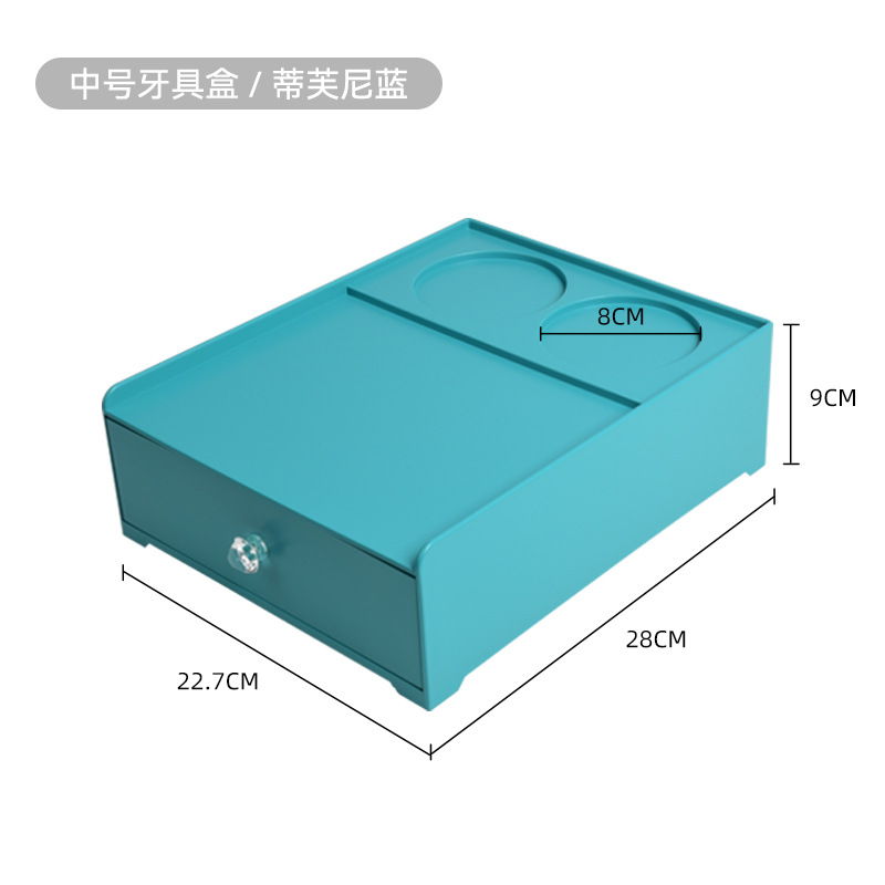 Hotel suministros al por mayor cepillo de dientes caja de almacenamiento artículos de tocador caja del cajón habitación de invitados hervidor bandeja caja de consumo fábrica en stock