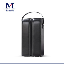 畅销款PU拎手酒袋单双支装拉链款酒袋欧式古典风格典藏手提酒袋