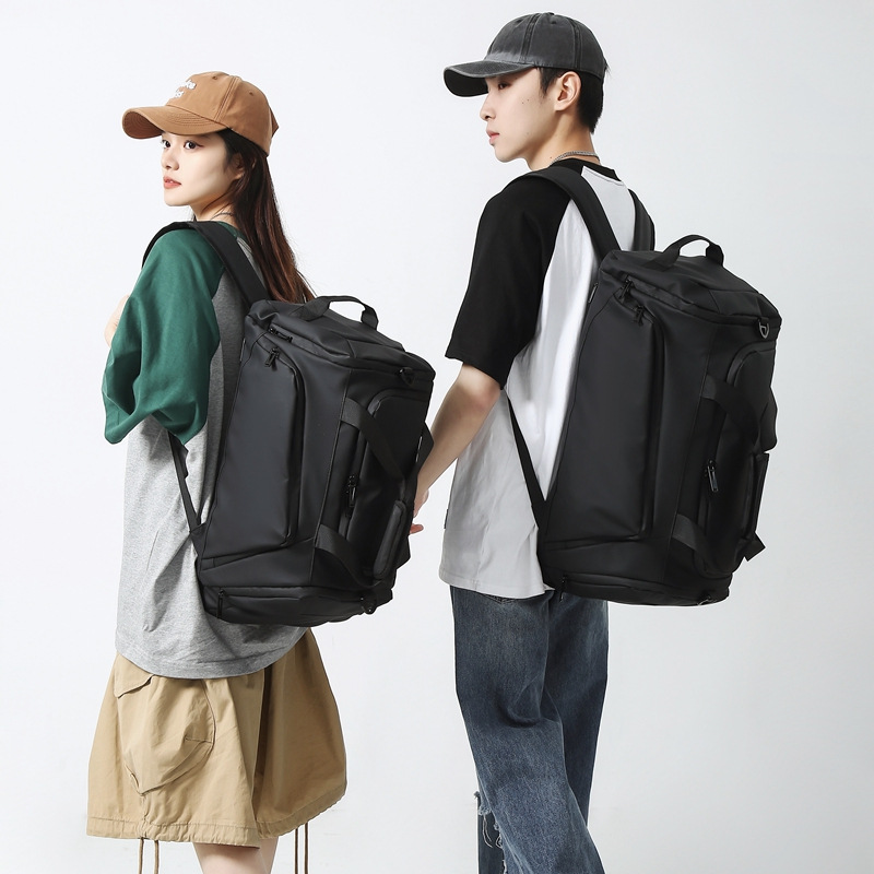 Hommes de courte distance, bagages à main de grande capacité pour voyages d'affaires, sac de voyage léger, sac d'entraînement sportif et de fitness_voghion.com