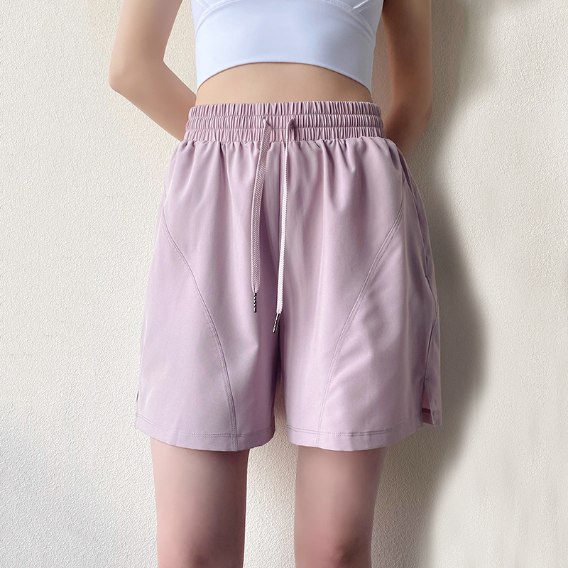 Summer Sports Shorts Quick-drying Medium Pants Loose Slimming Shorts Running Training Fitness Shorts Yoga Pants for Women