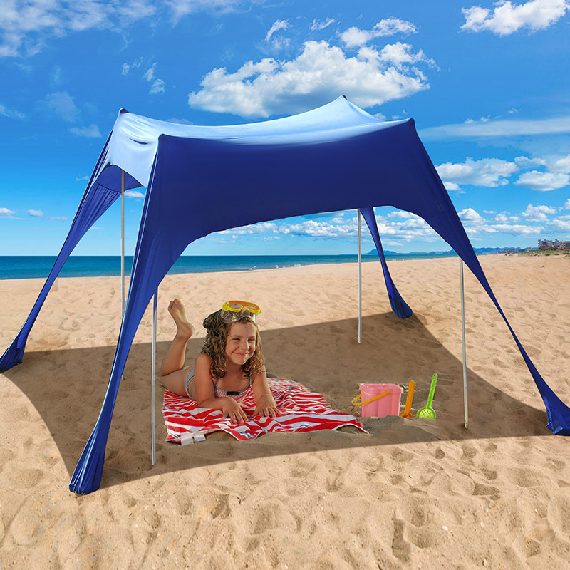 Amazon Leika elástica cortina de sol al aire libre playa de arena fría protección solar frente al mar campamento al aire libre UV