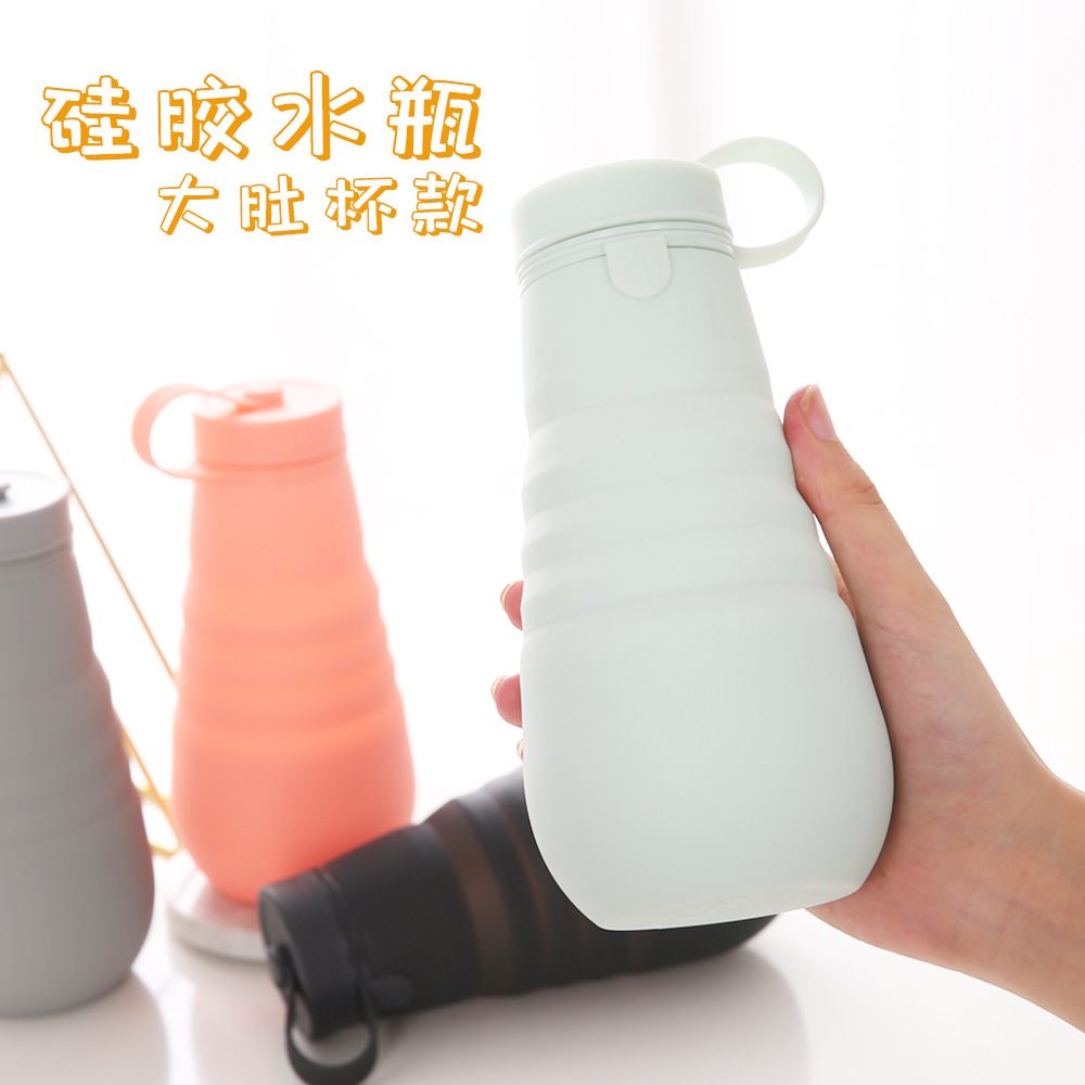 Silicone foldable handheld teapot for traveling