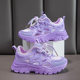 [5351 People] Girls' Shoes 2025 Summer Kidsren's Internet Celebrity Sports Shoes for Middle and Large Kidsren with Cut Out Mesh