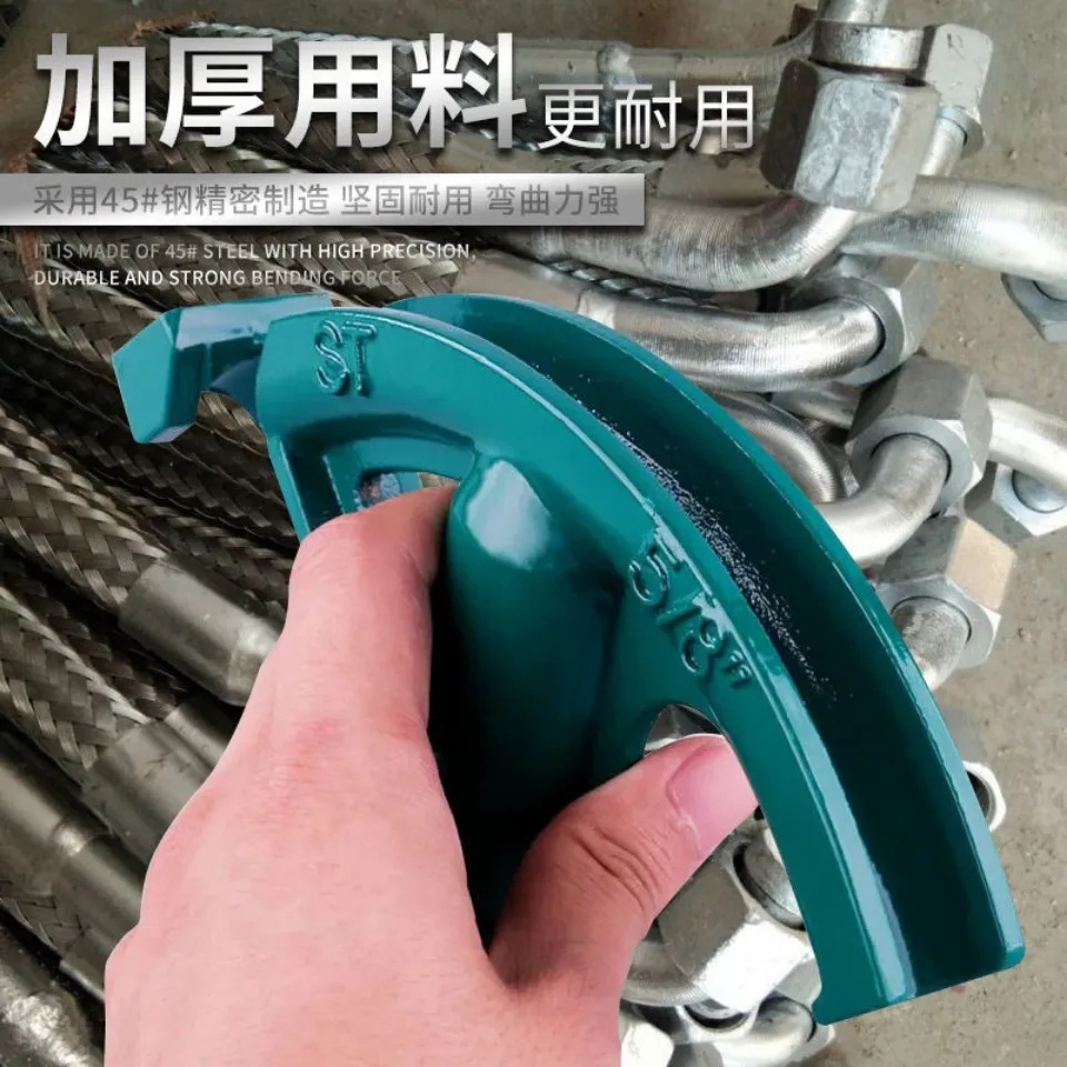 Doblador de tubo manual personalizado Doblador de tubo de alambre Doblador de tubo de hierro manual Doblador de tubo de acero galvanizado grueso pesado