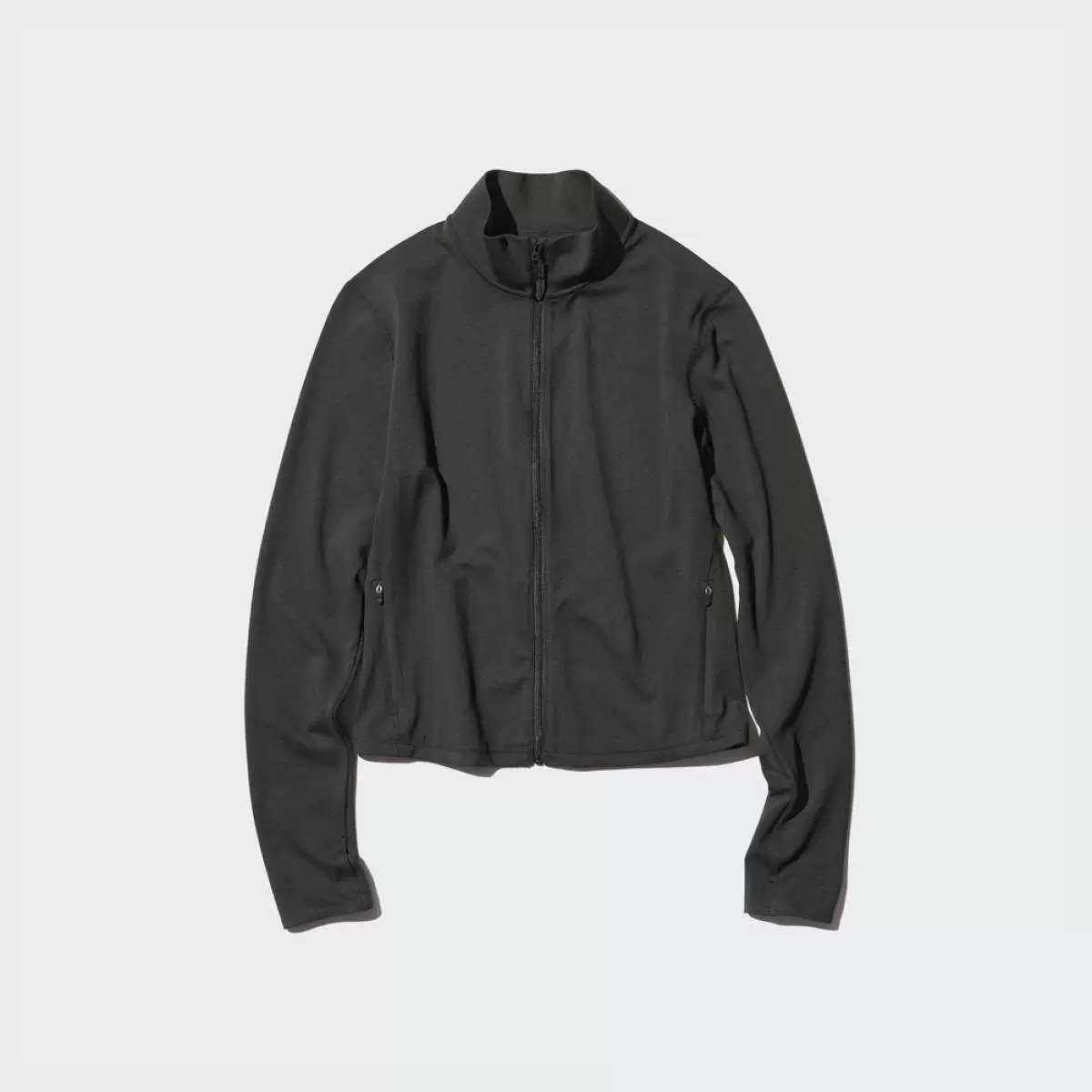 小个子入秋穿搭运动打底衫女装高弹力拉链茄克长袖外套夹克475336