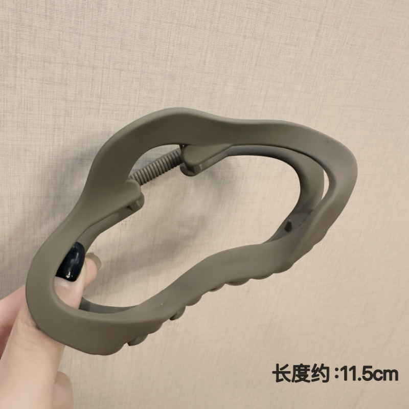 法式橡皮漆抓夹大号发量大多巴胺高级感发夹女两元店发饰头饰品|undefined