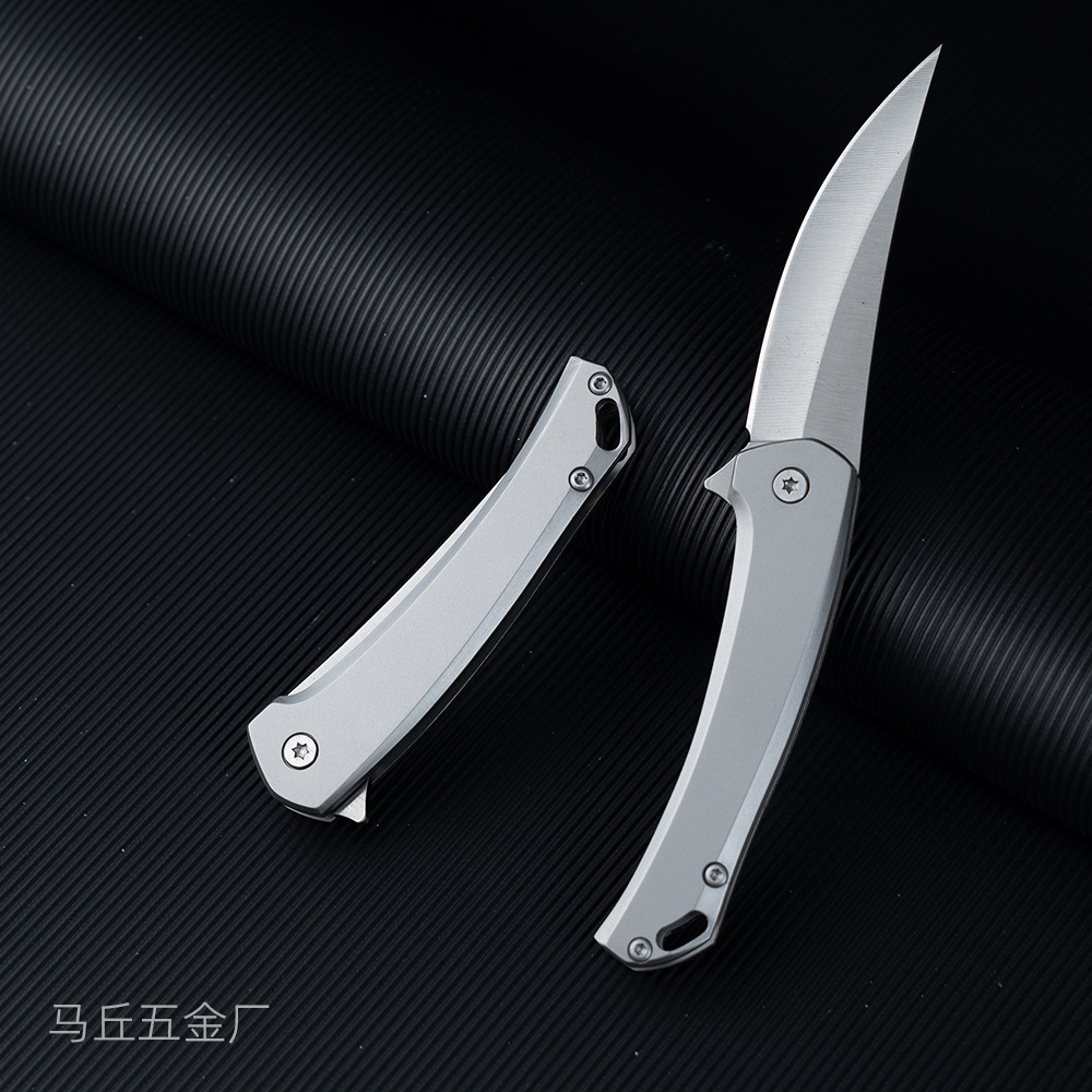 犀牛快开小刀不锈钢折刀户外折叠刀随身携带小刀水果刀开箱小刀