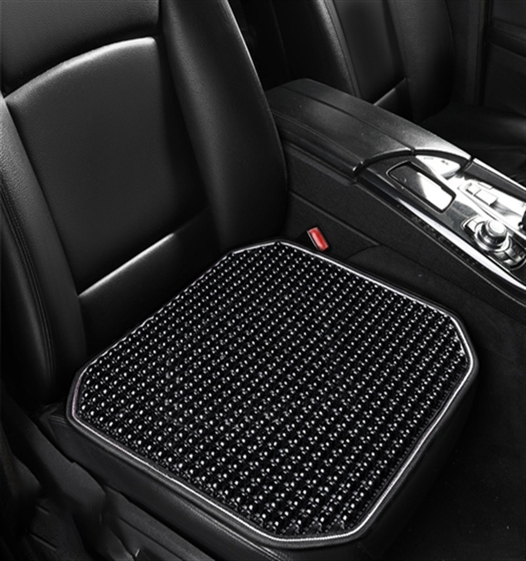 Summer Wooden Bead Cushion Car Seat Cushion Lumbar Support Ventilated Breathable Massage Waist Support Office Seat Back Cushion Lumbar Cushion